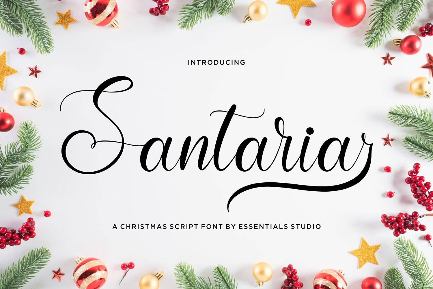 Santaria Font sample