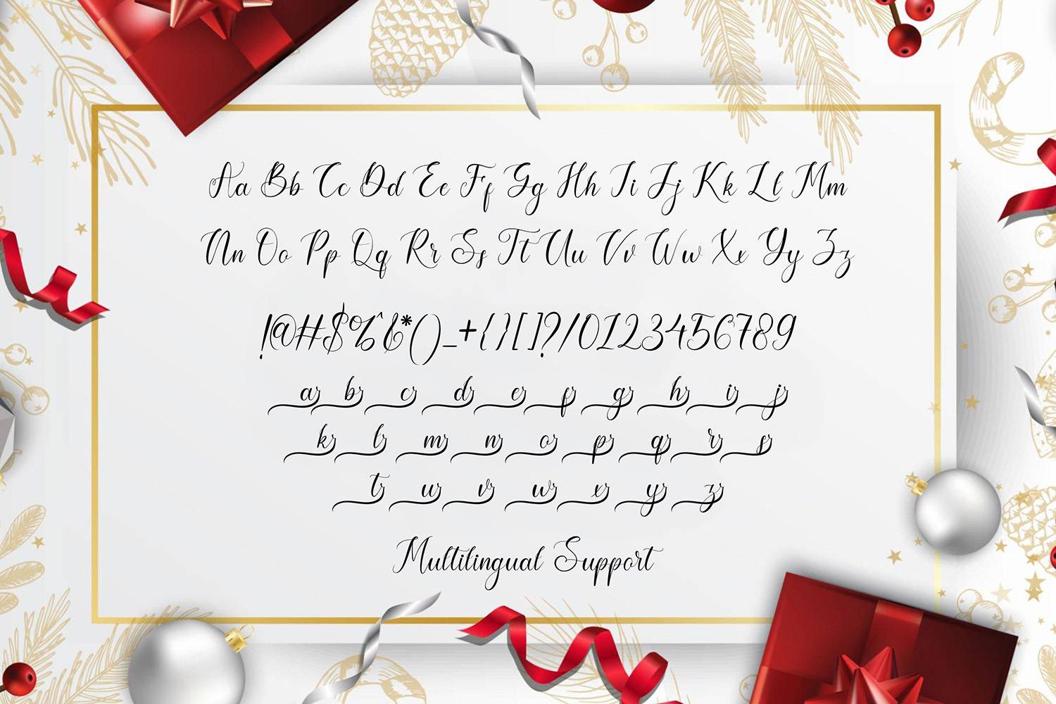 Santaria Font sample