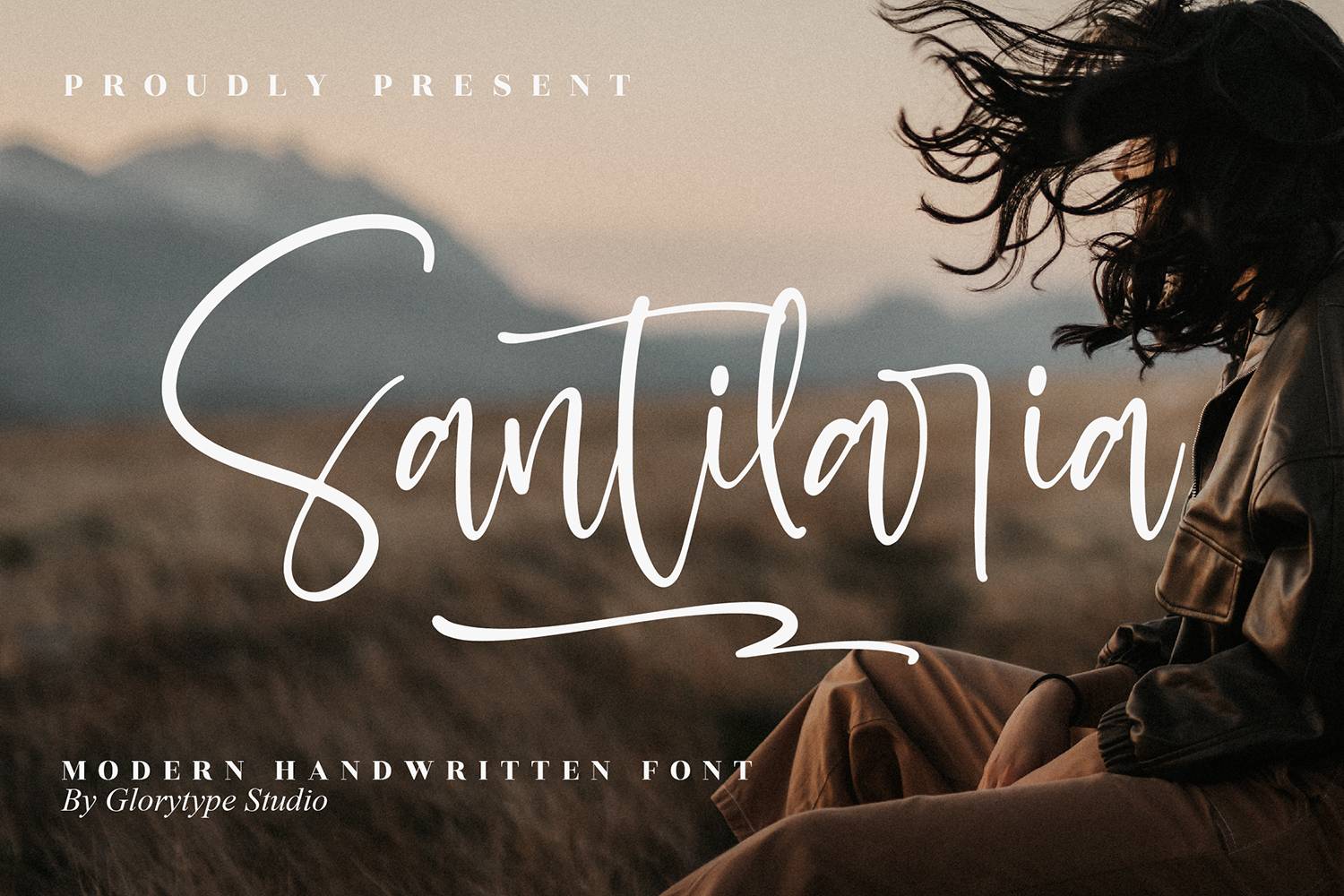 Santilaria Font sample