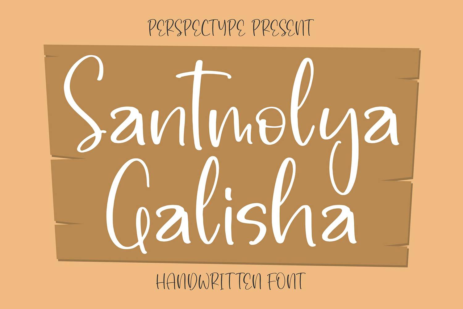 Santmolya Galisha Font sample