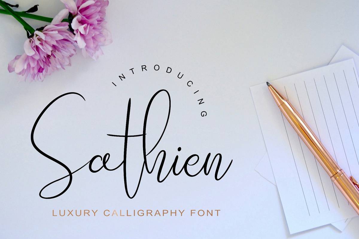 Sathien Font sample