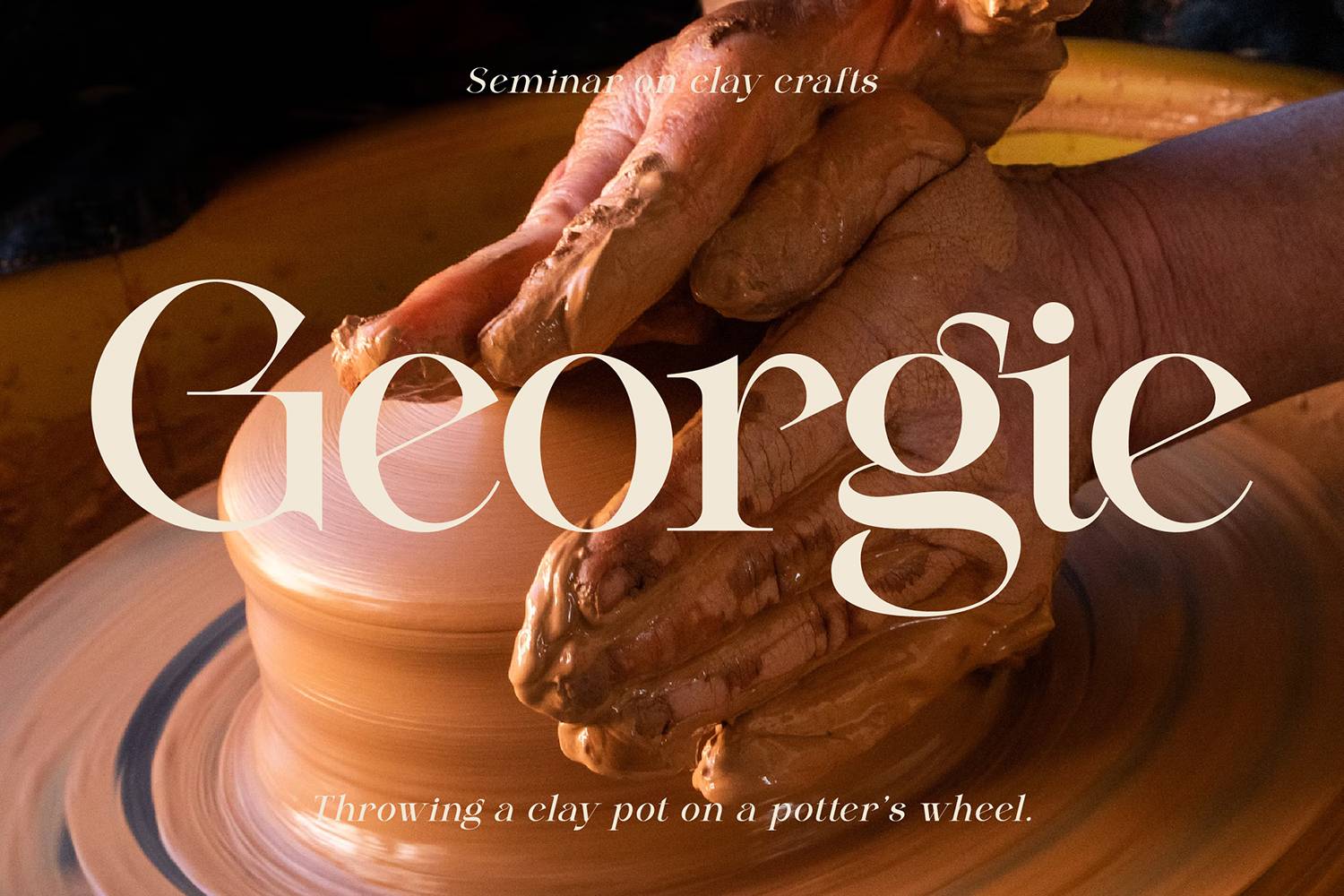 Satista Font sample