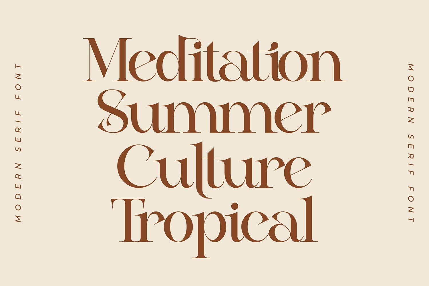 Satista Font sample