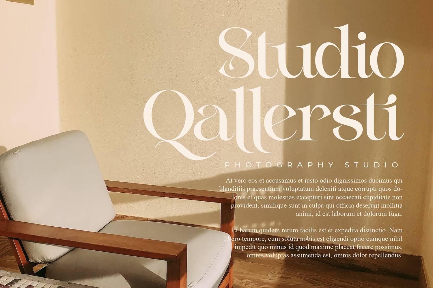 Satista Font sample