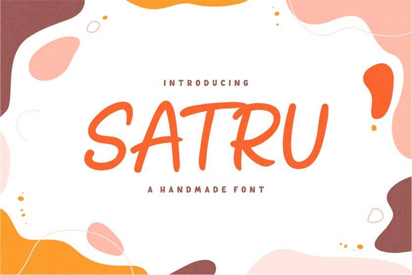 Satru Font sample