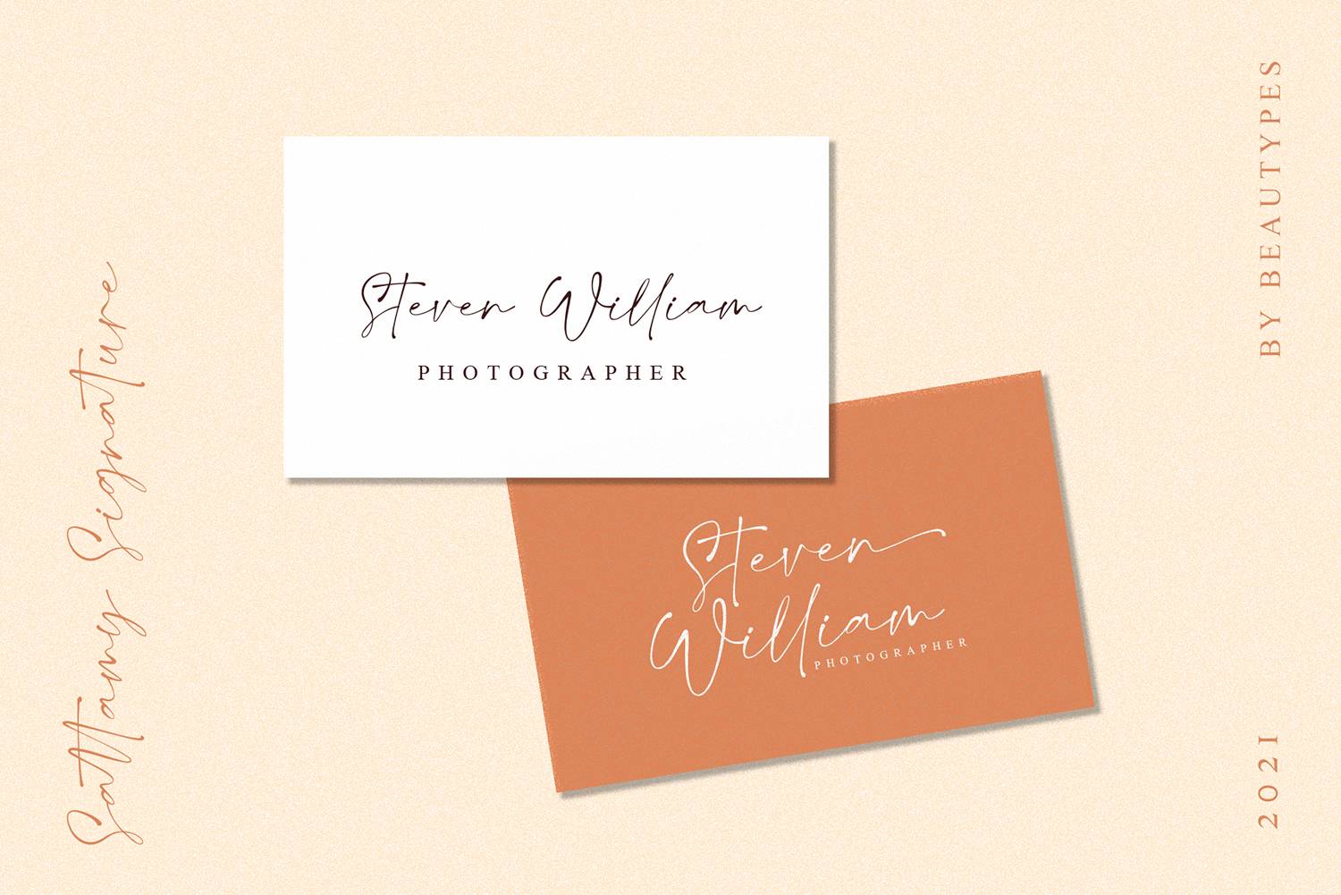 Sattamy Signature Font sample
