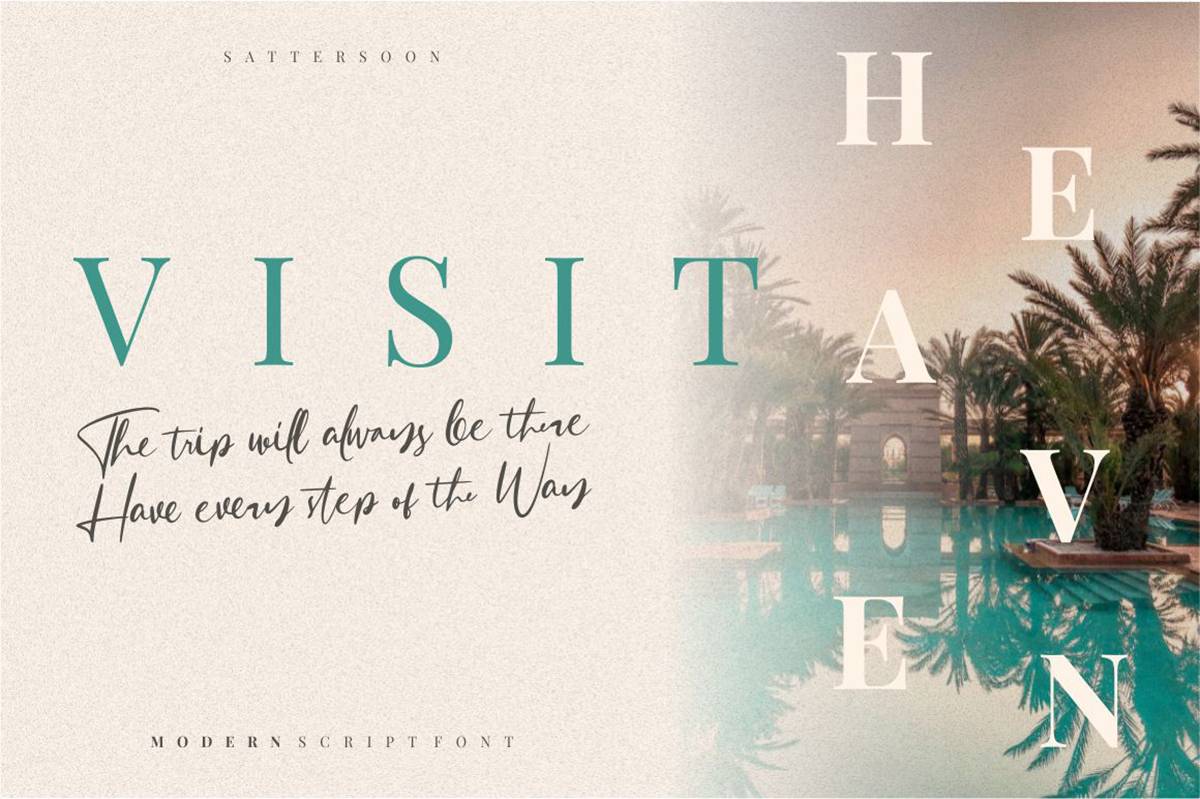 Sattersoon Font sample