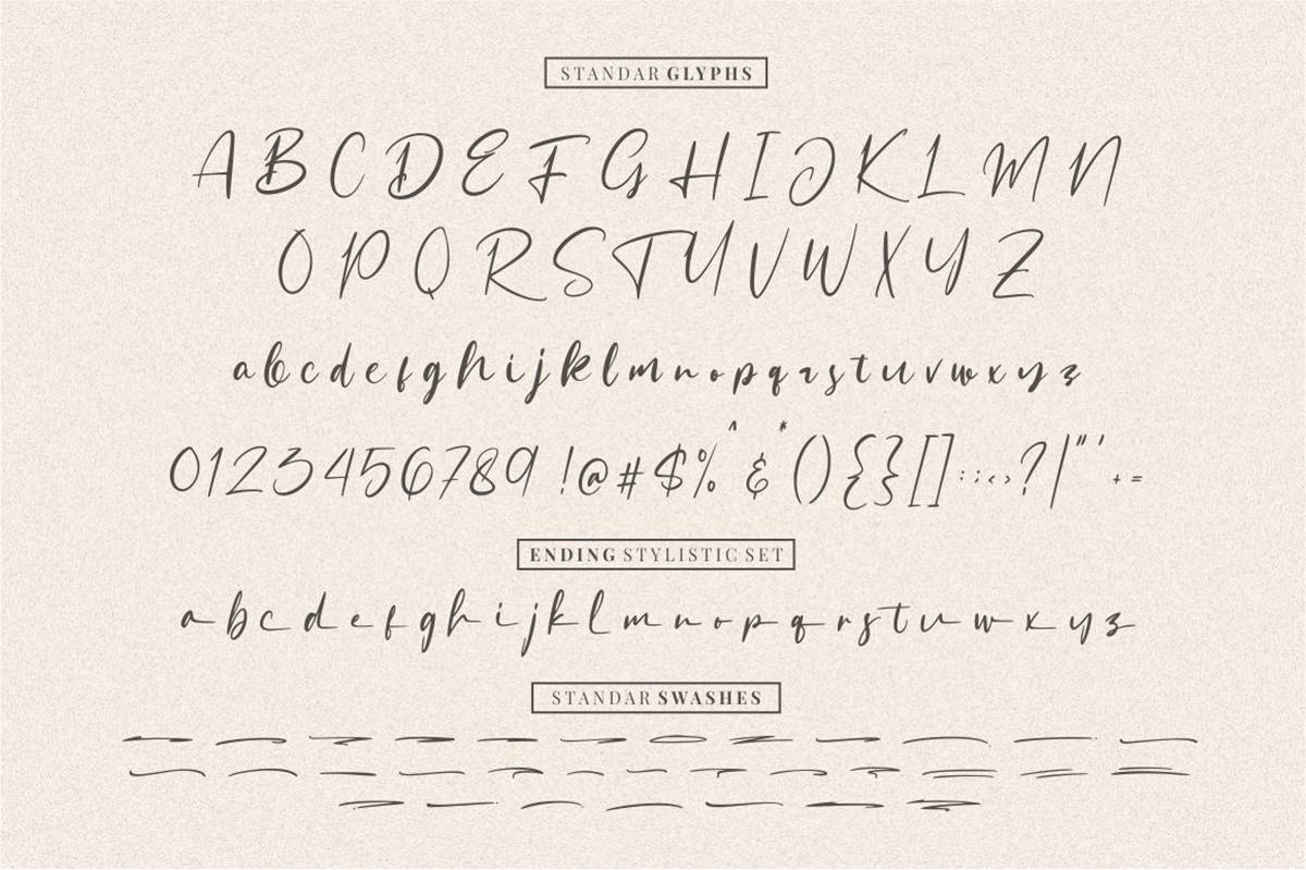 Sattersoon Font sample