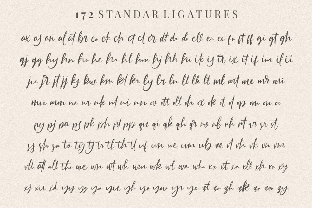 Sattersoon Font sample