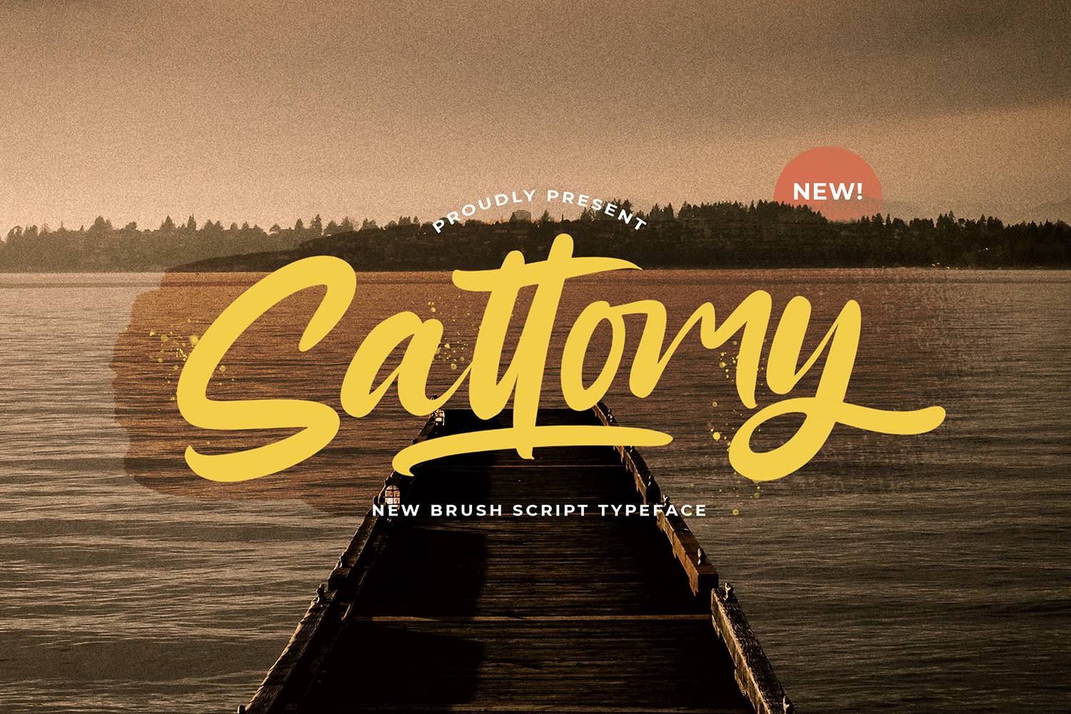 Sattomy Font sample