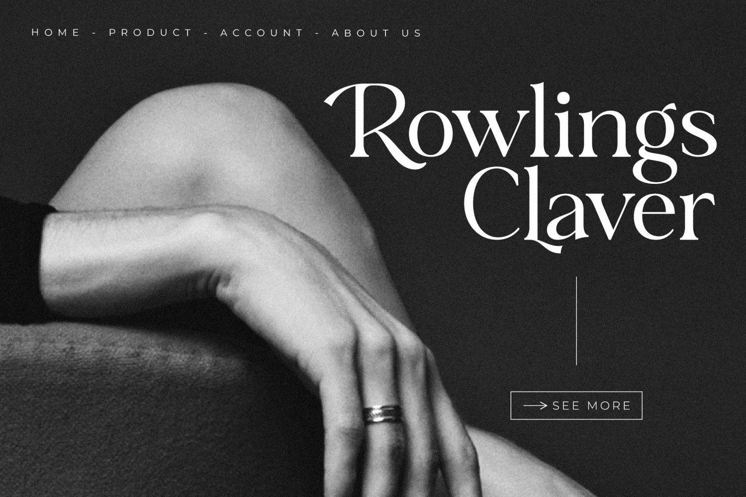 Saunde Font sample