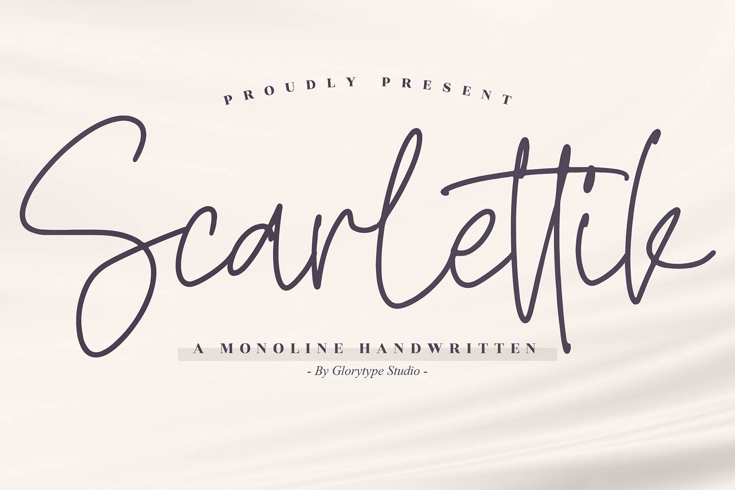 Scarlettik Font sample