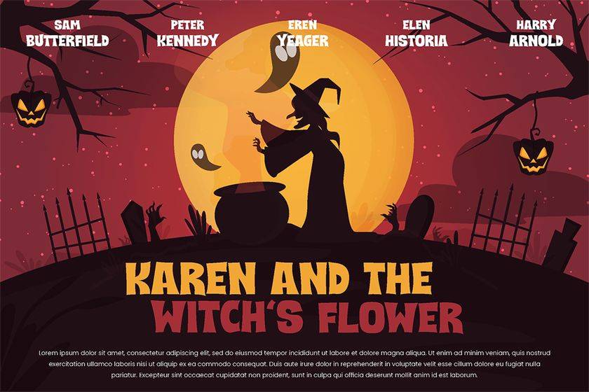 Scary and Spicy Font sample