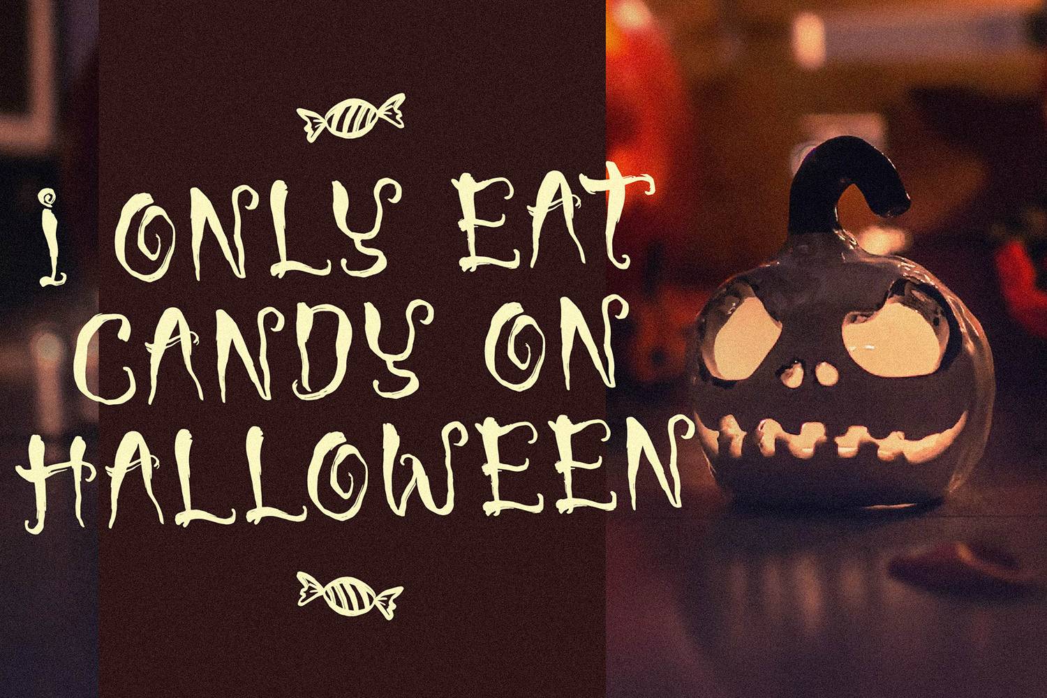 Scream Ghost Font sample
