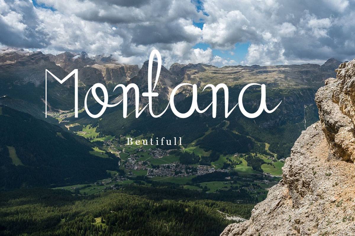 Secret Midnigh Font sample
