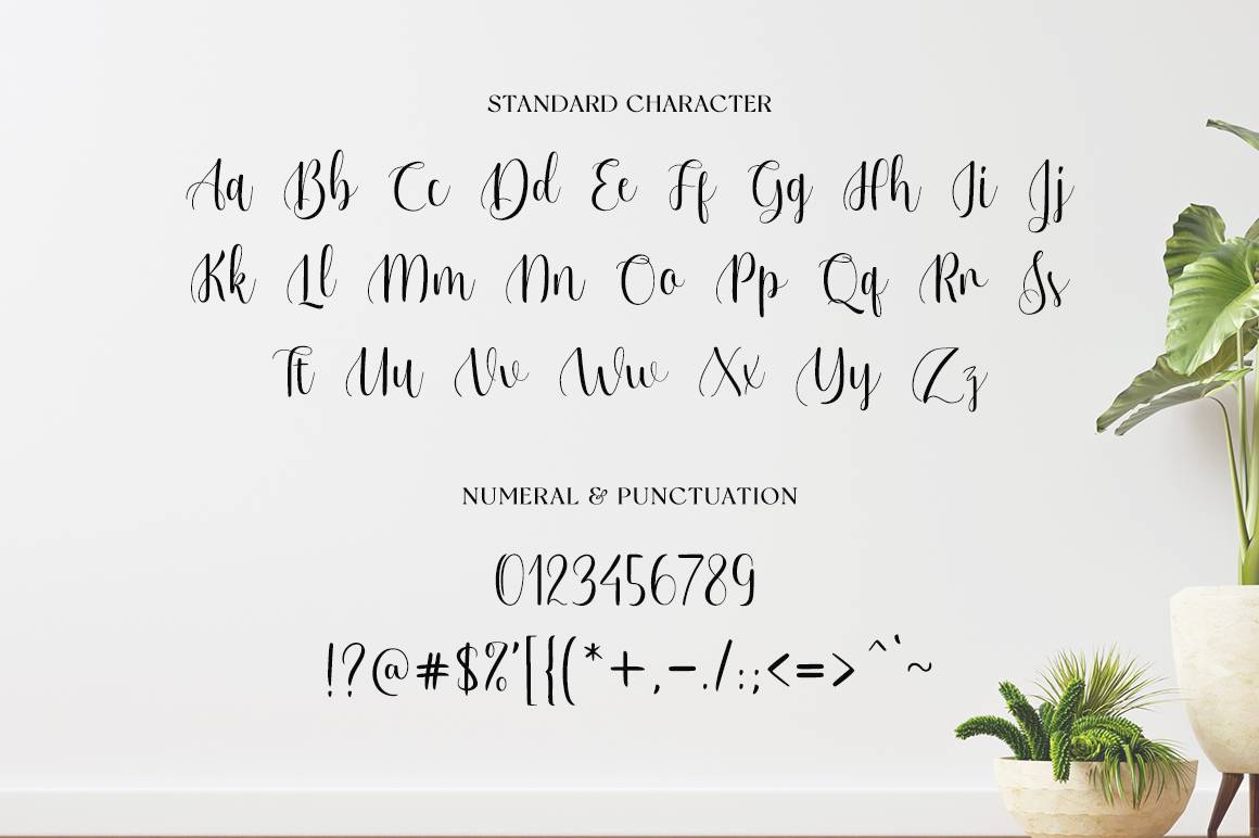Sellena Font sample