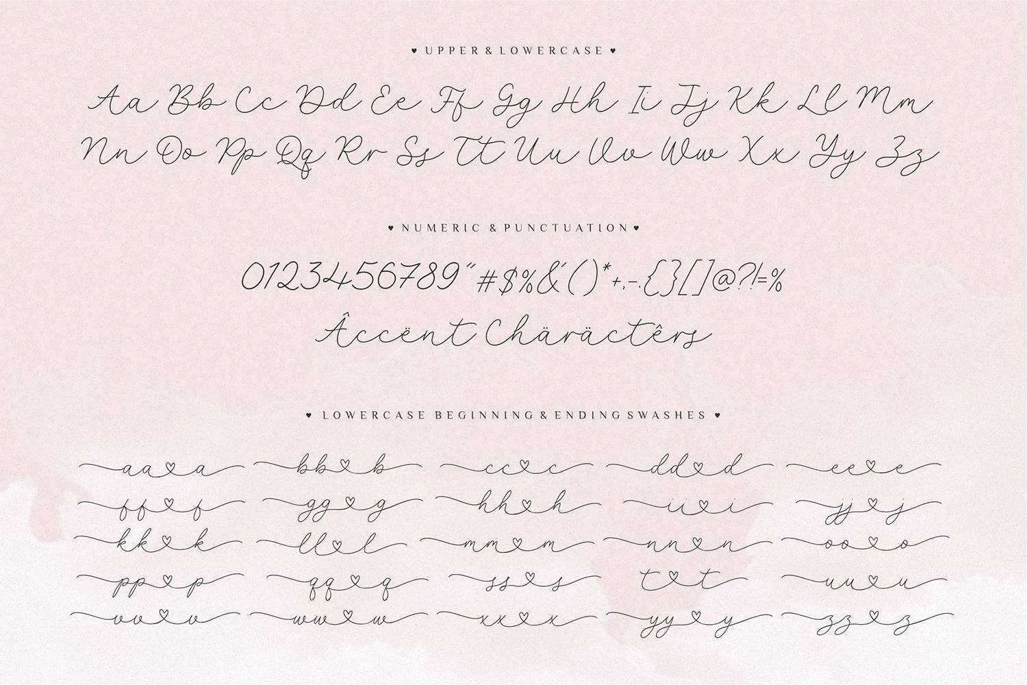 Selyna Avelyn Font sample