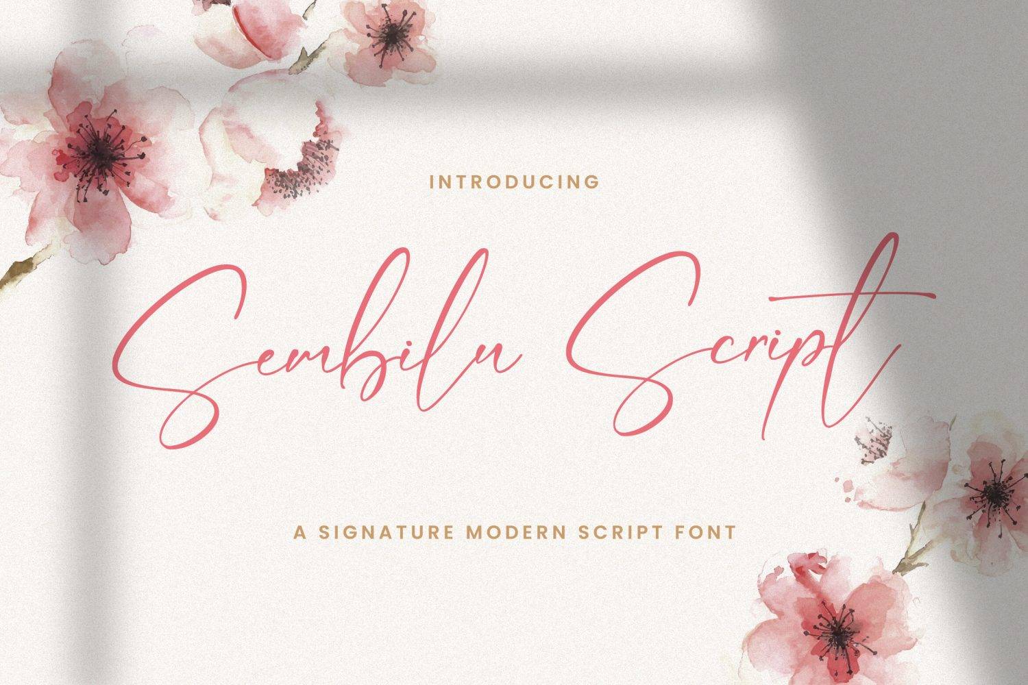 Sembilu Script Font sample