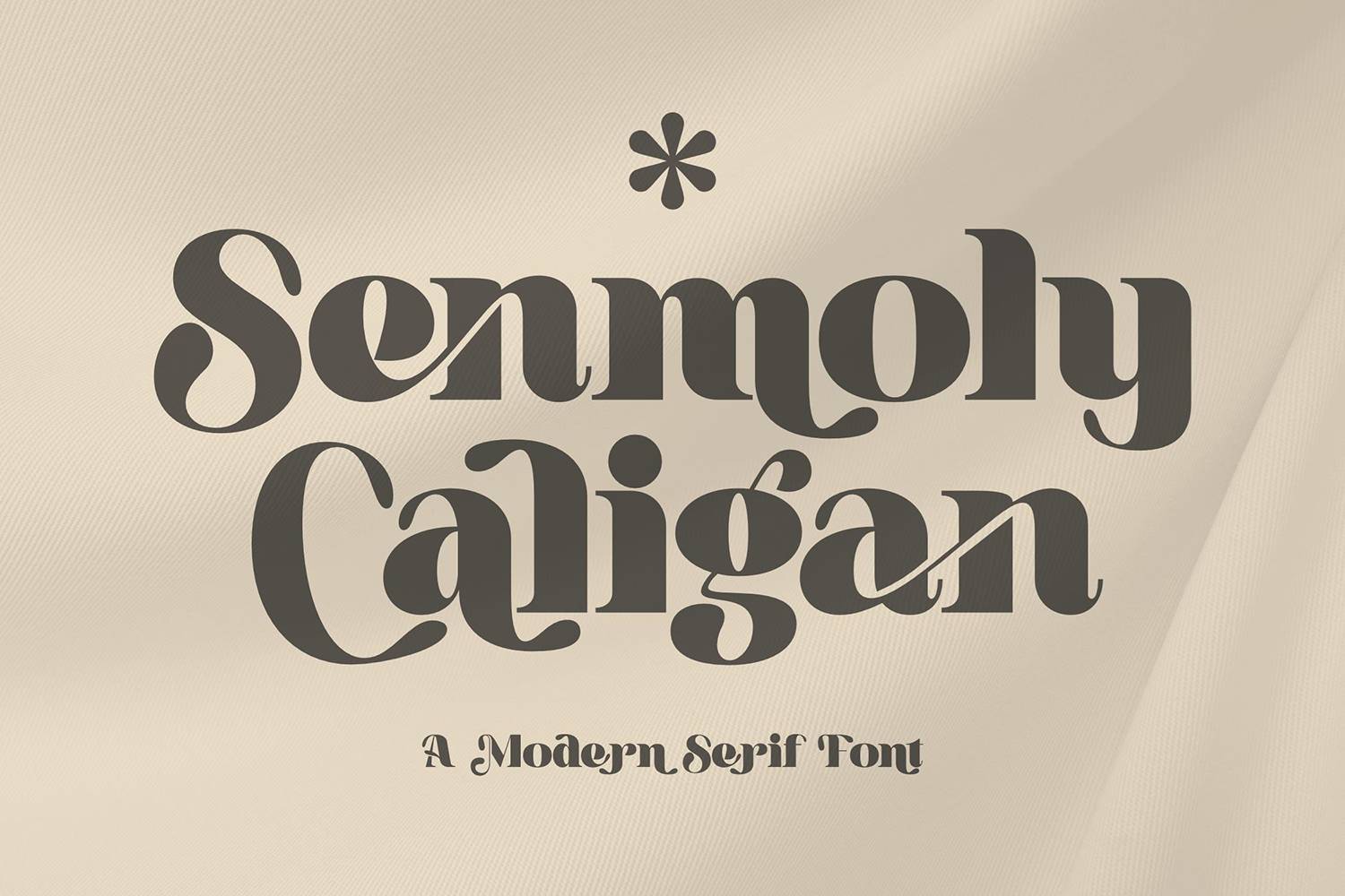 Senmoly Caligan Font sample