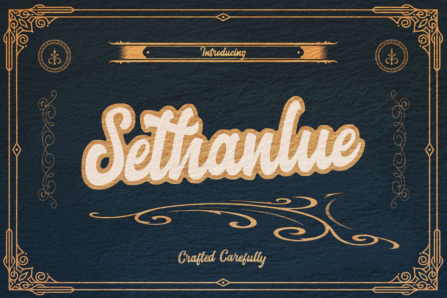 Sethanlue Font sample