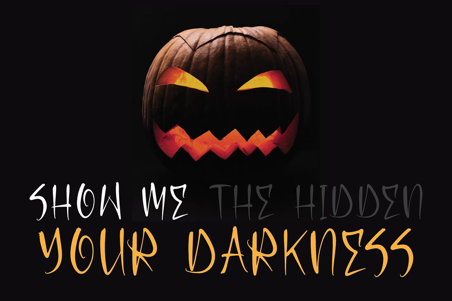 Shadow Pumpkin Font sample