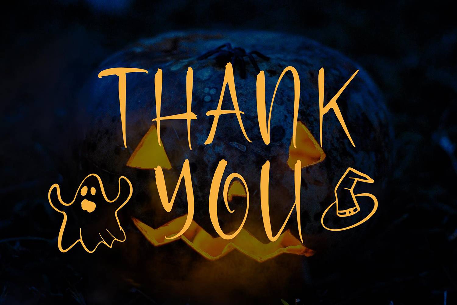 Shadow Pumpkin Font sample
