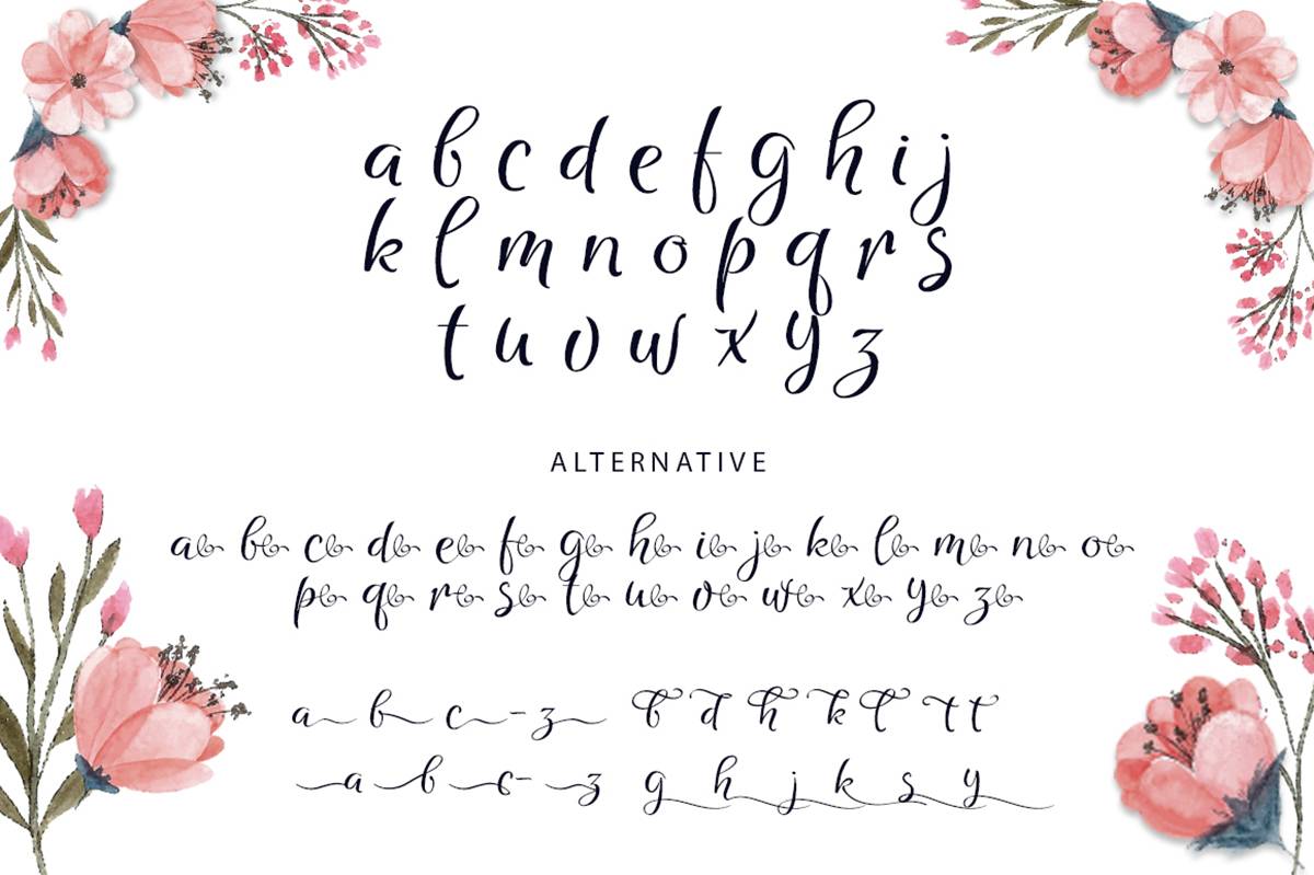 Shafeera Font sample