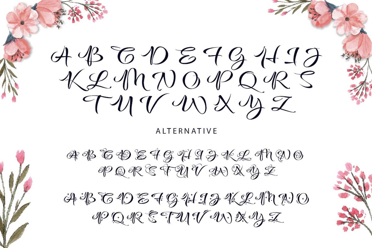 Shafeera Font sample