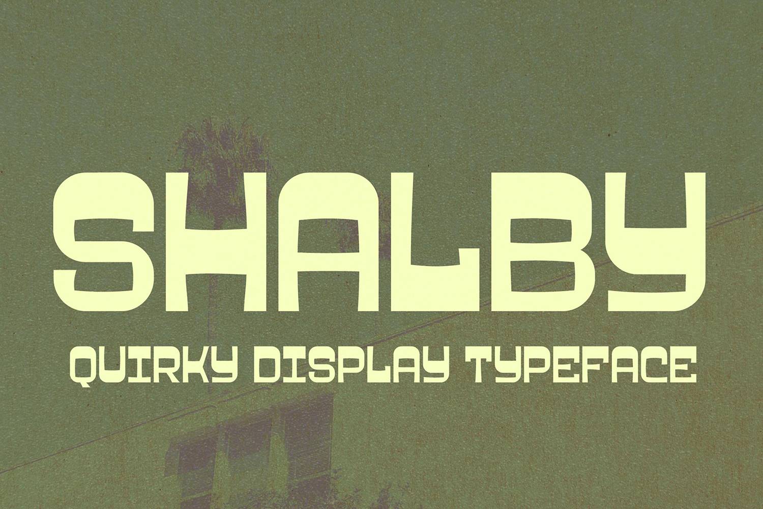 Shalby Font sample