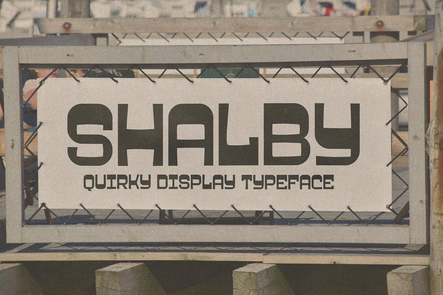 Shalby Font sample