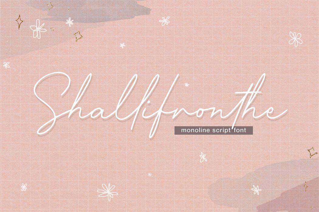Shallifronthe Font sample