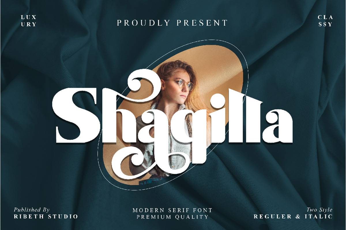 Shaqilla Font sample