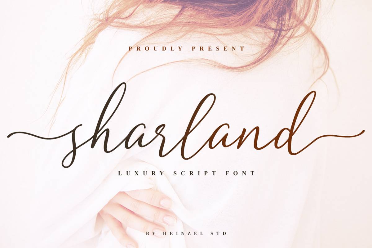 Sharland Luxury Script Font sample