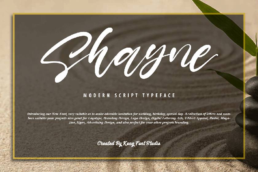 Shayne Font sample