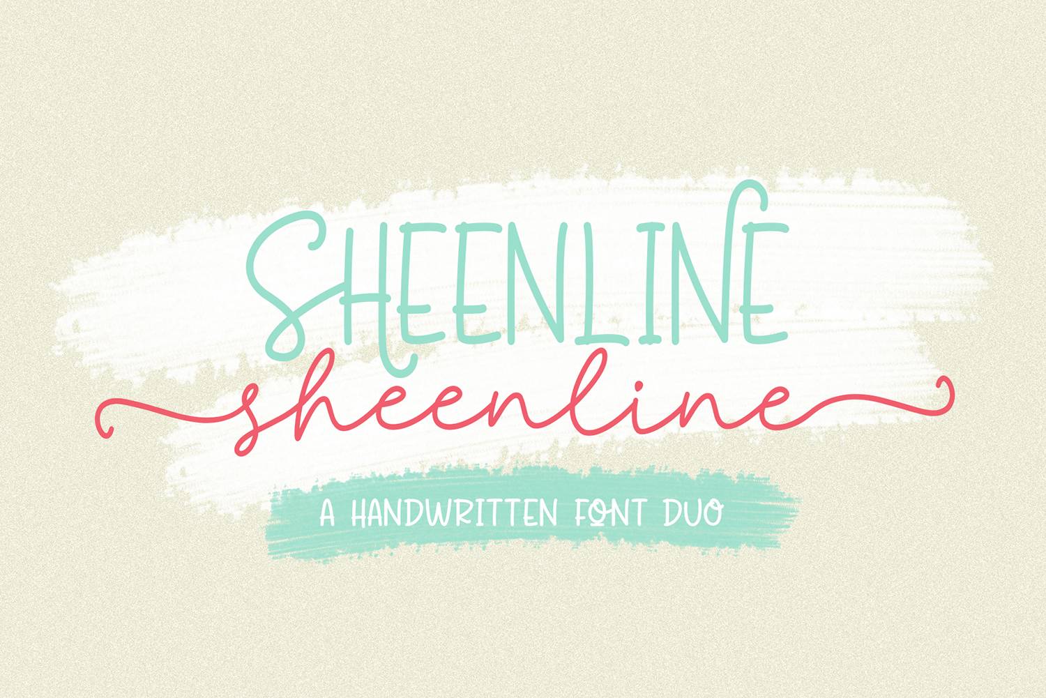 Sheenline Duo Font sample