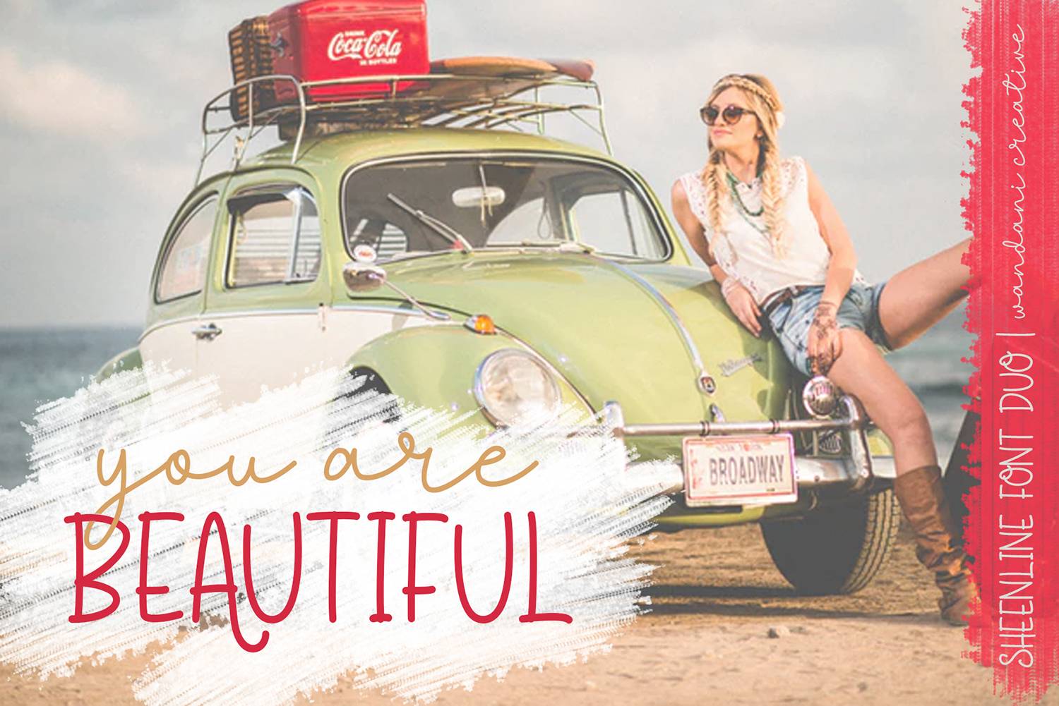Sheenline Duo Font sample