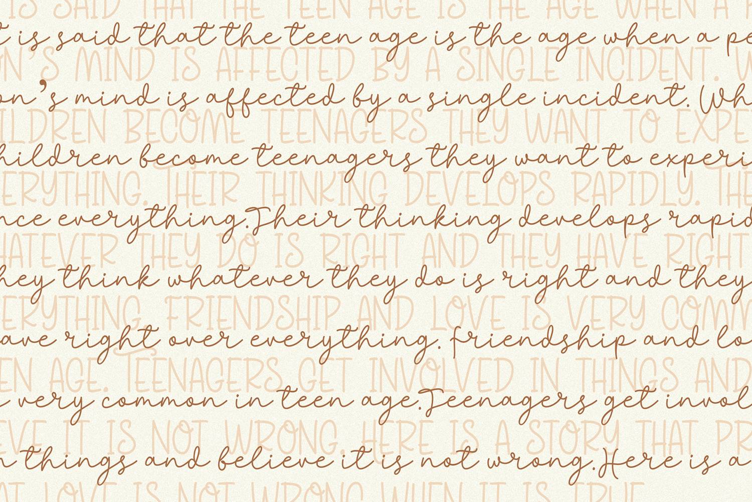 Sheenline Duo Font sample