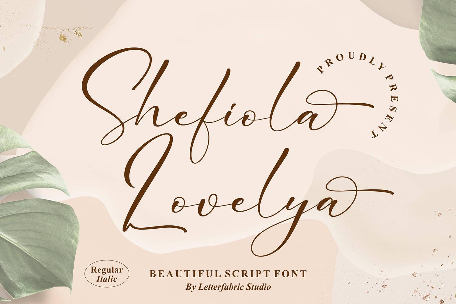 Shefiola Lovelya Font sample