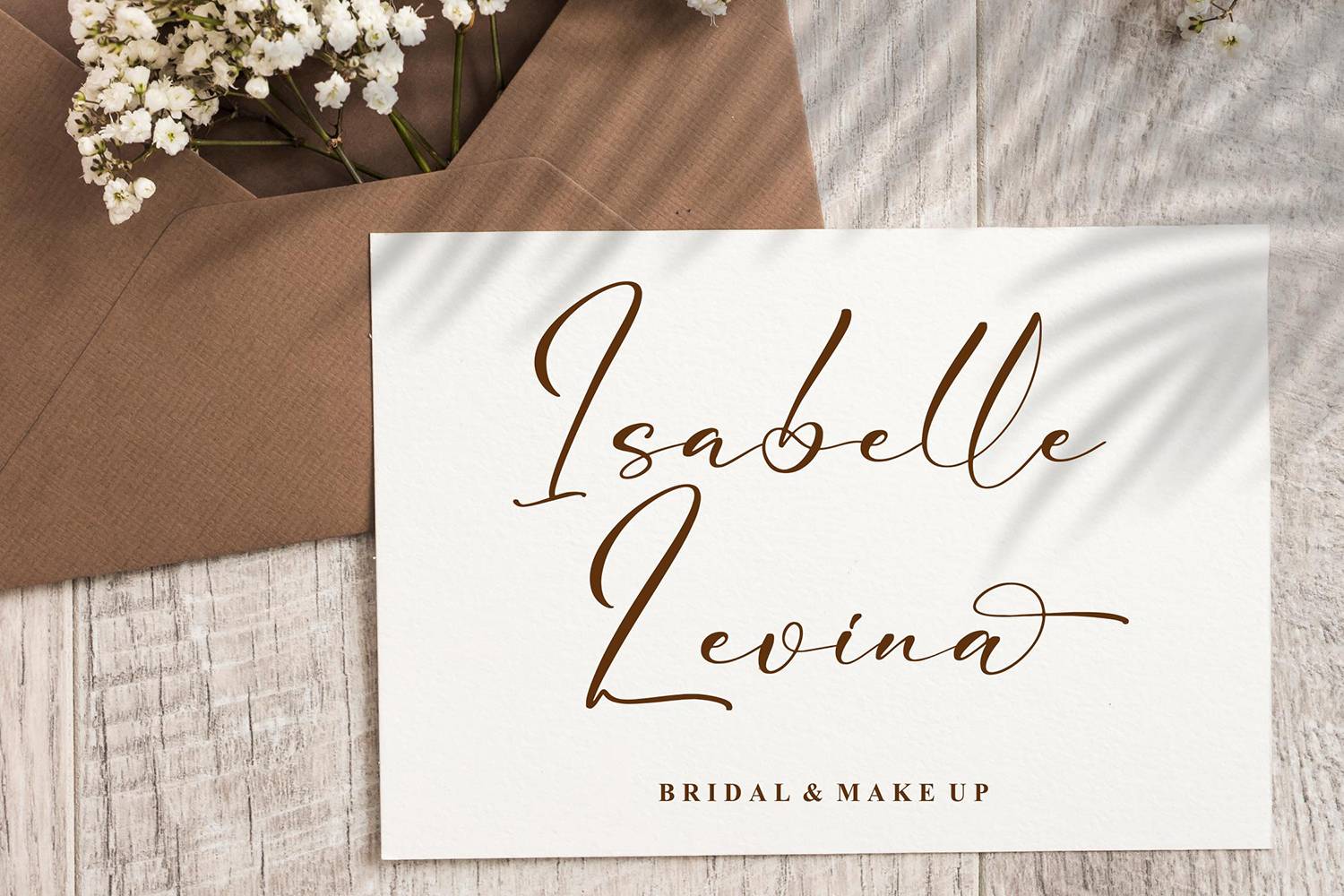 Shefiola Lovelya Font sample