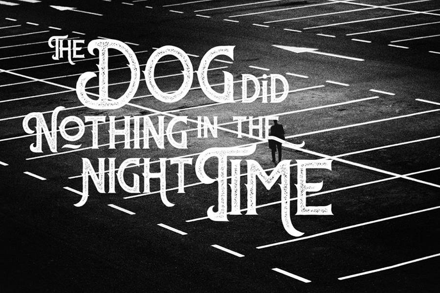 Sherlock Press Retro Font sample