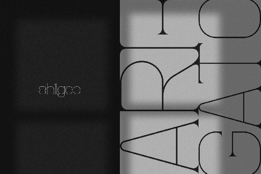 Shigeo Font sample