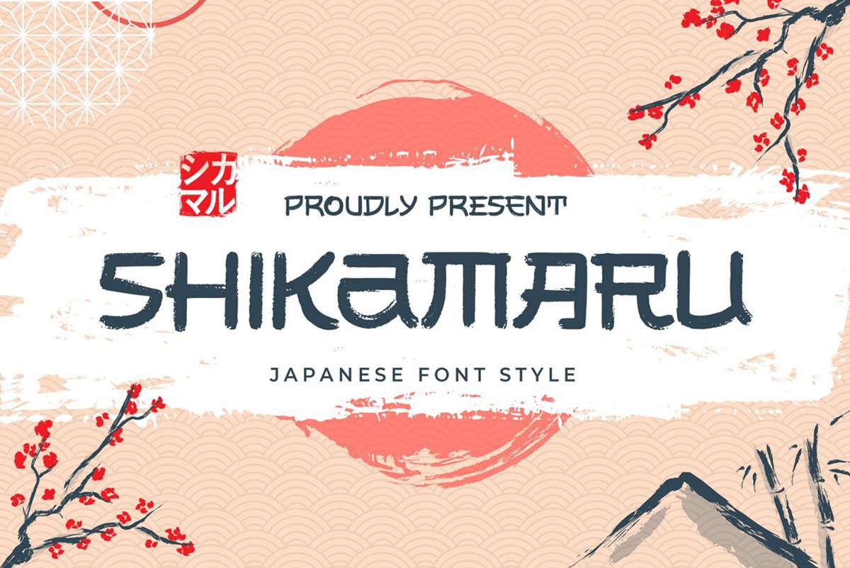 Shikamaru Font sample