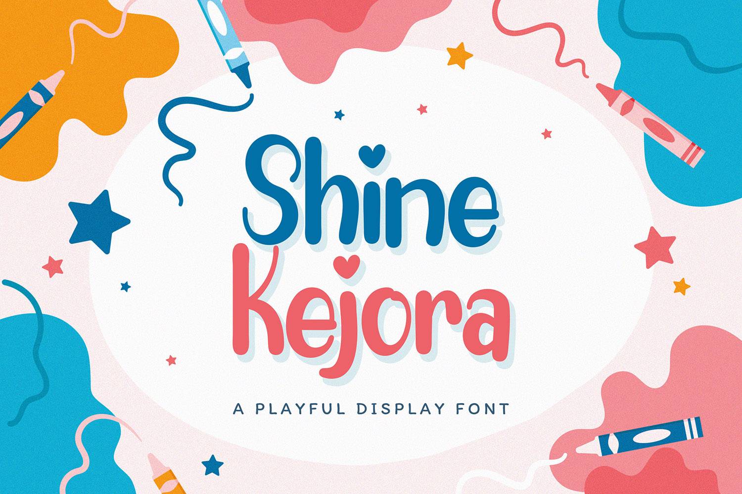 Shine Kejora Font sample