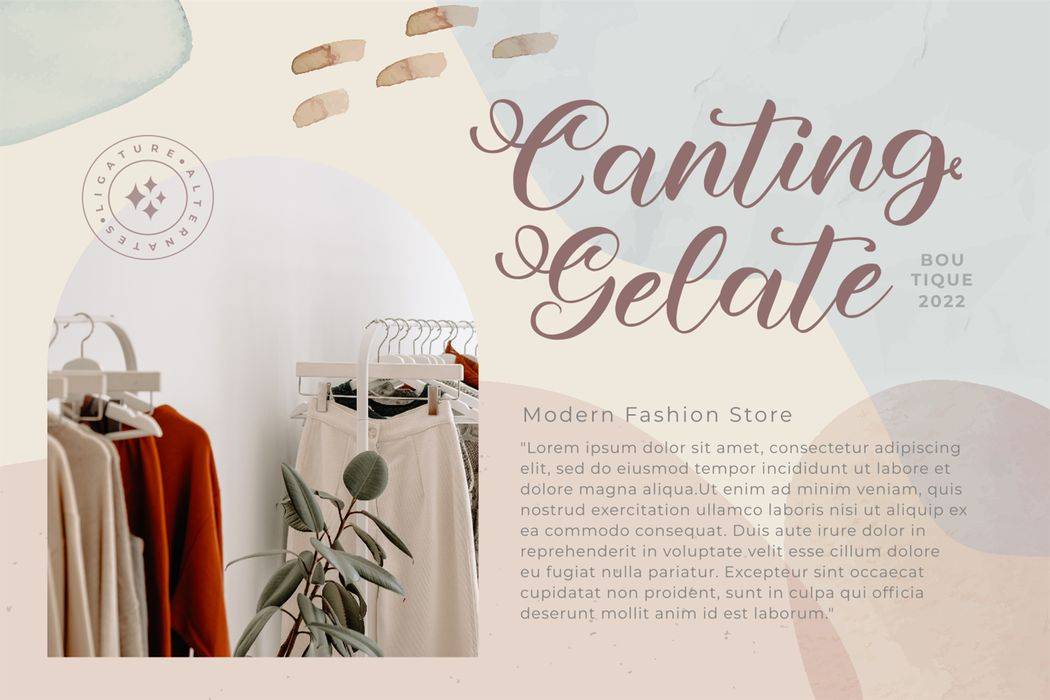 Shining Holiday Font sample