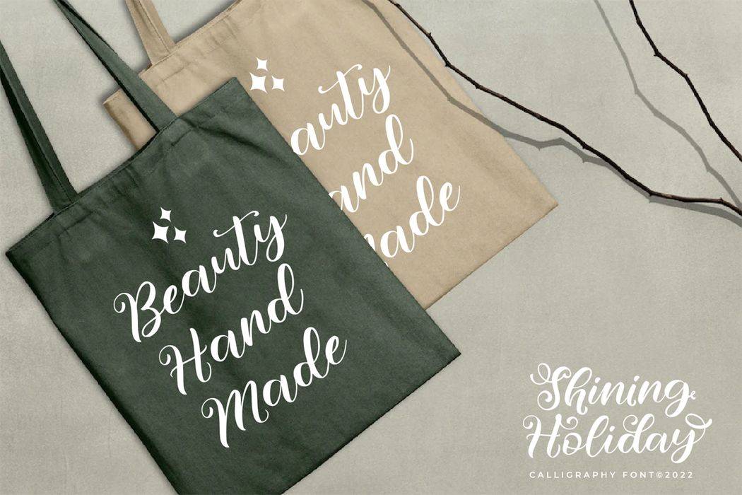 Shining Holiday Font sample