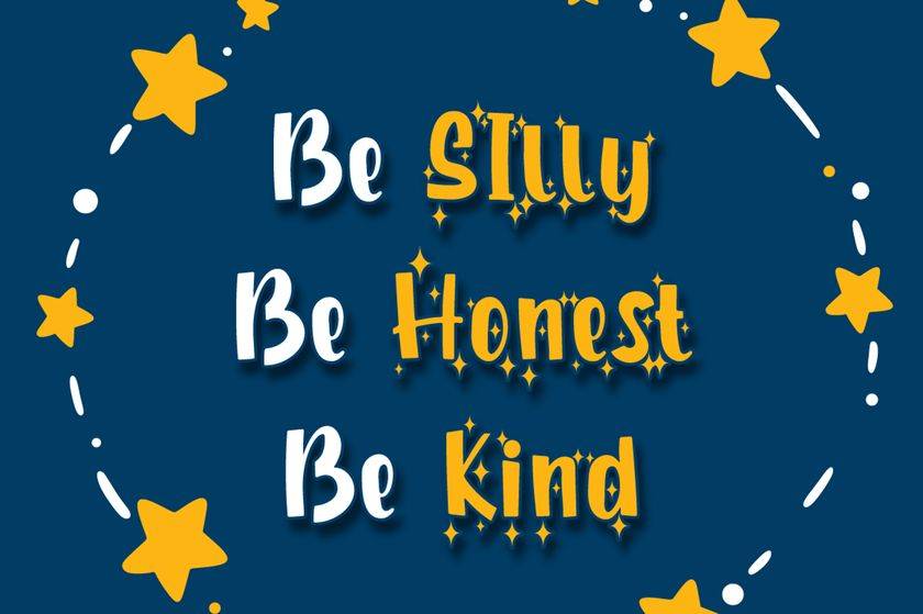 Shiny Unicorn Font sample