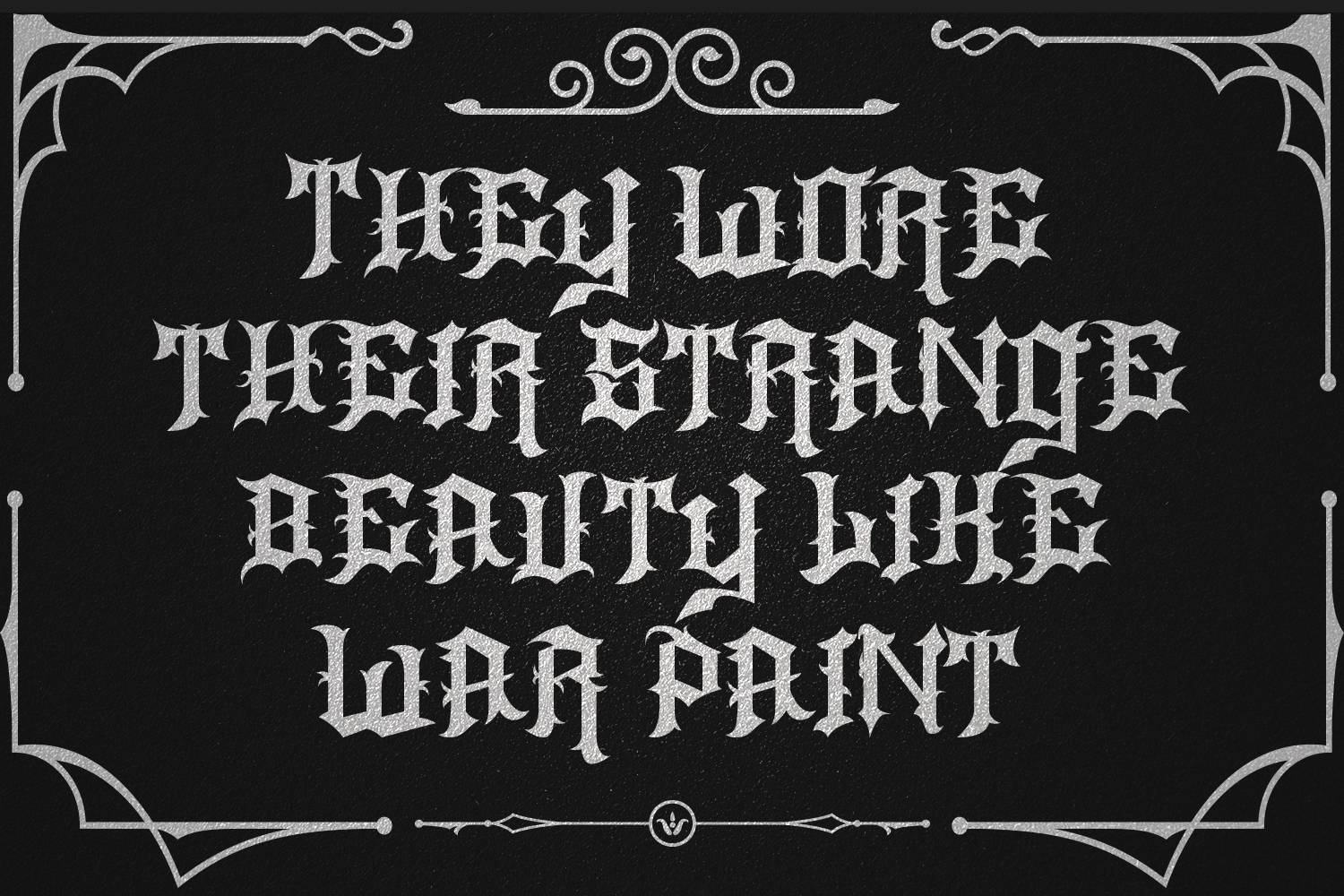 Shock Fest Font sample