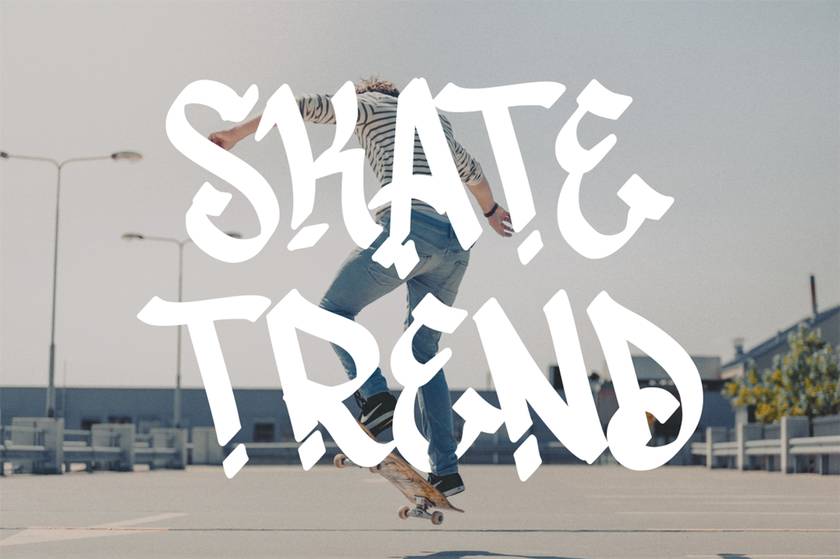 Shock Graffiti Font sample