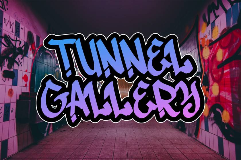 Shock Graffiti Font sample