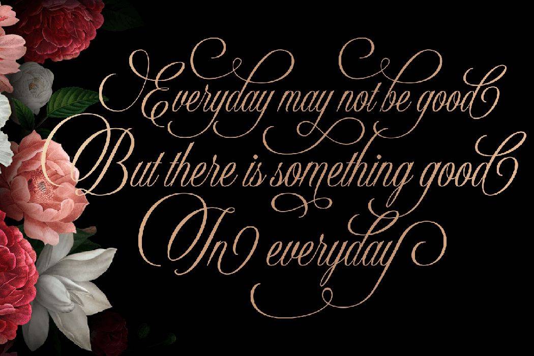 Sholaria Font sample